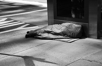 Homeless : Street Life : New York : Personal Photo Projects : Photos : Richard Moore : Photographer